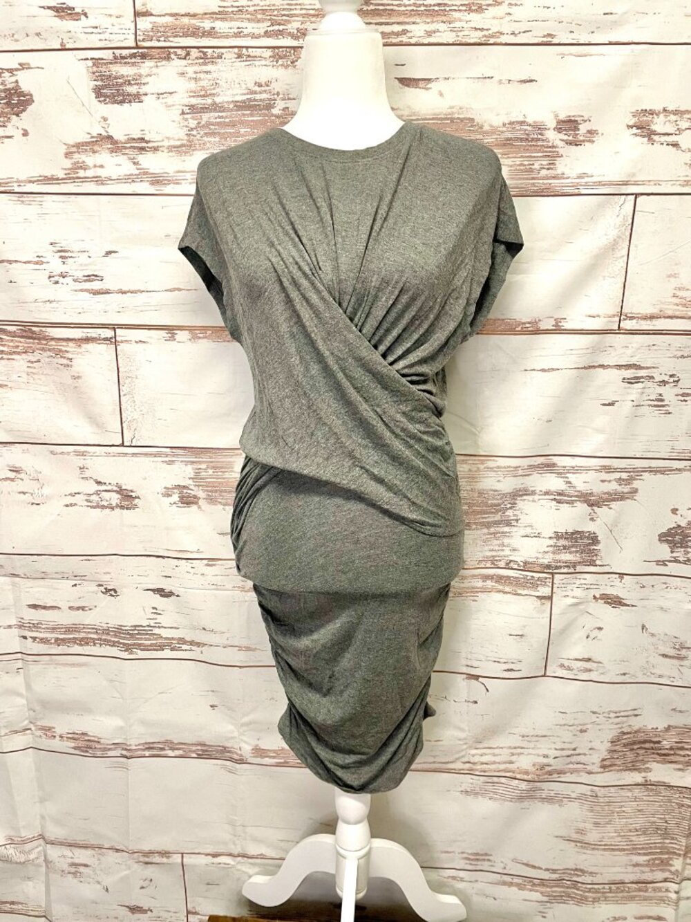 Frame Shirred Muscle Dress